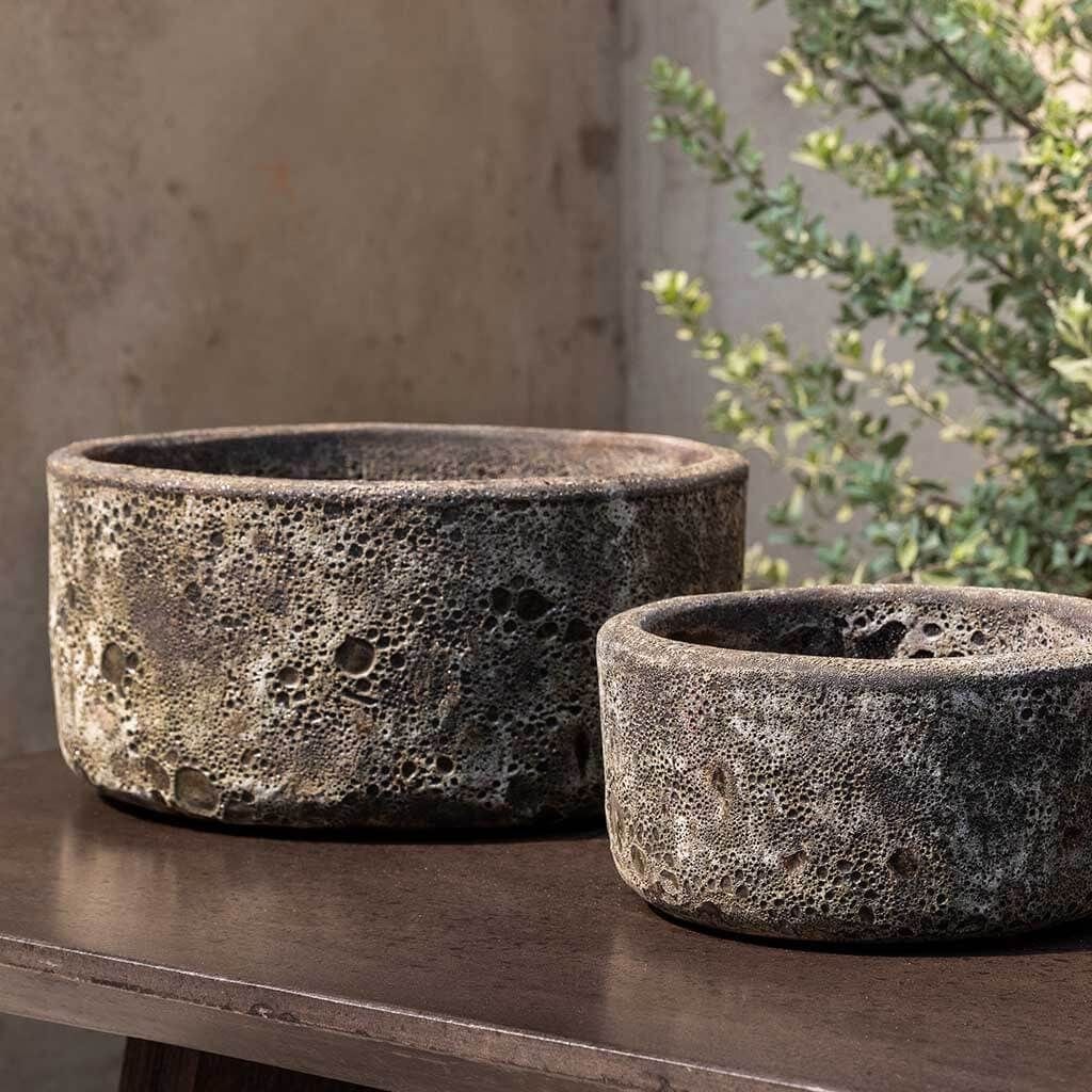 Anh Bowl Set of 8 - Glazed Angkor Planter