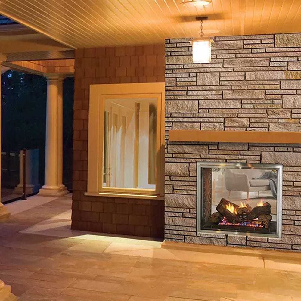 Indoor Outdoor Wood Burning Fireplaces