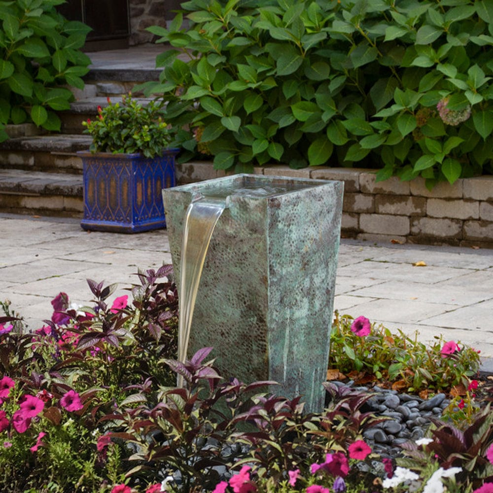 Triple Spillway Brass Bowl Fountain - Complete Kit - Blue Thumb