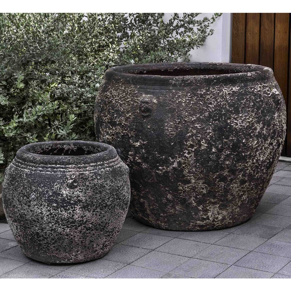 Paraiso Ceramic Planters Verdigris Green