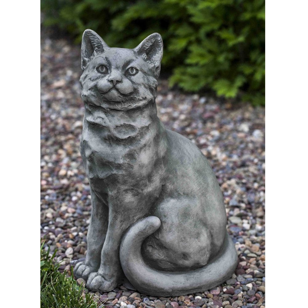 Cat Garden Statues  Stone Cat Statue - Outdoor Art Pros