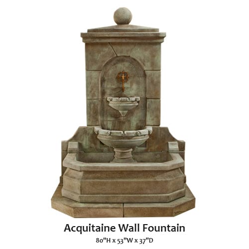 Acquitaine Wall Fountain