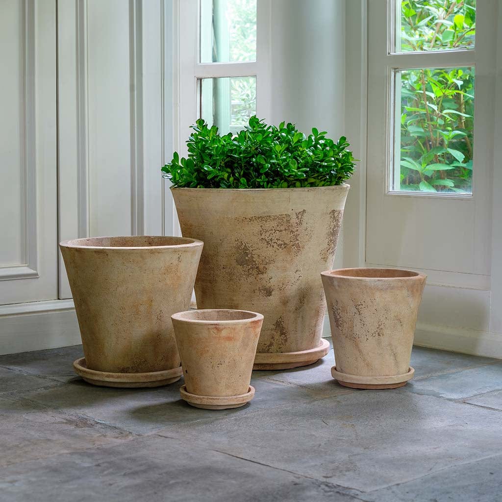 Alicia Planter Set of 4 | Glazed & Terra Cotta Collection