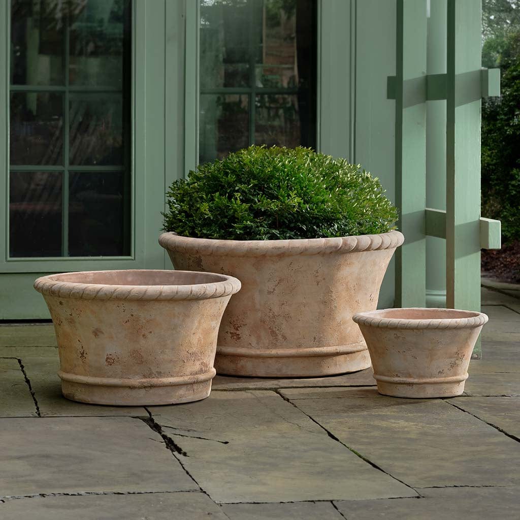 Corda Planter Set of 3 | Glazed & Terra Cotta Collection