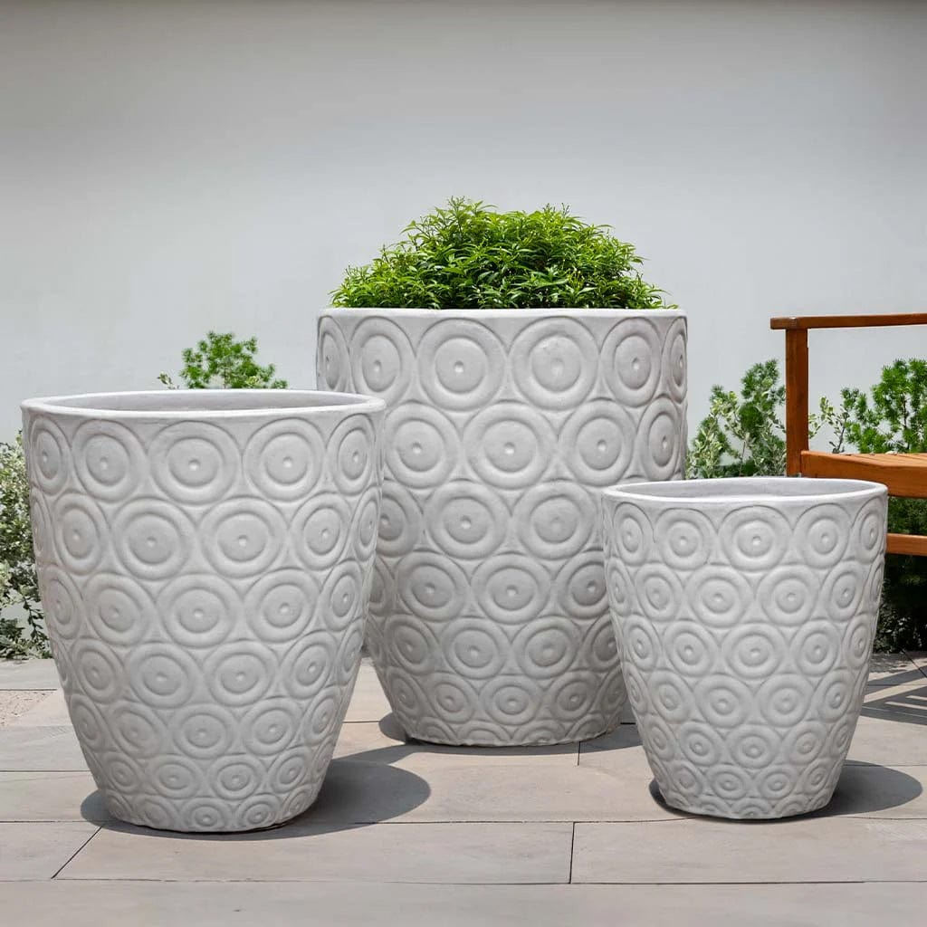 Benicio Planter Nested Set of 3 | Glazed Collection