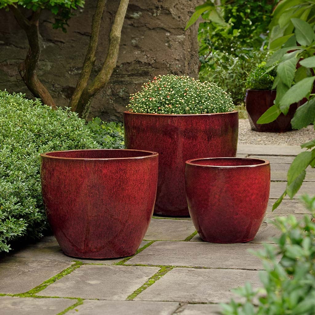 Rafi Planter Set of 3 | Glazed Collection