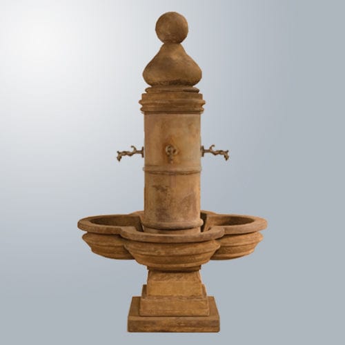 Beaumont Fountain Short With Bronze Spouts