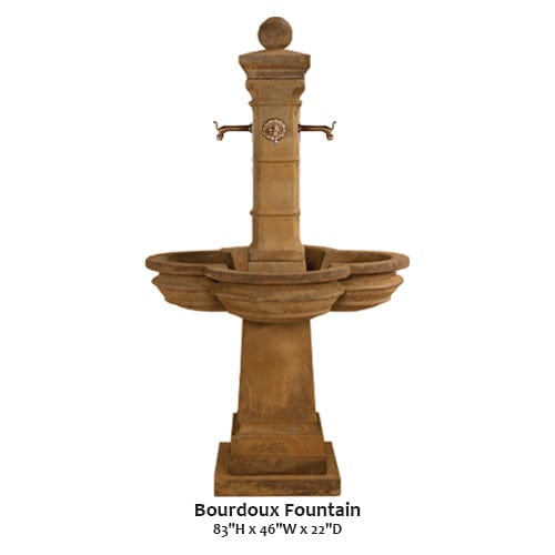 Bourdoux Fountain with Bronze Spouts