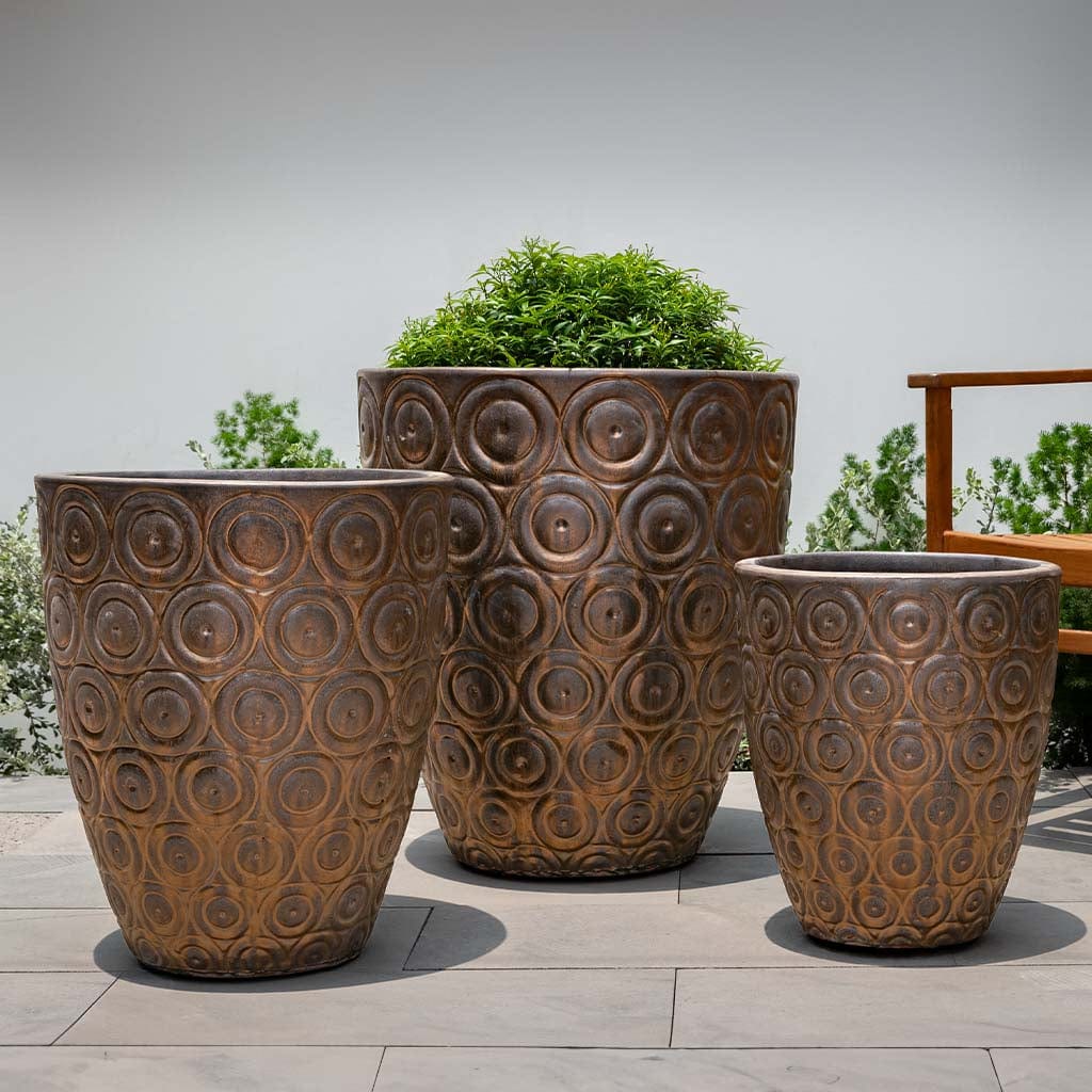 Benicio Planter Nested Set of 3 | Glazed Collection