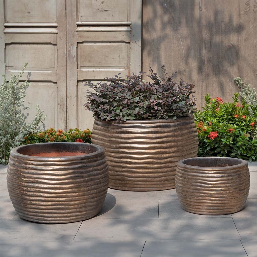 Montauk Planter Nested Set of 3 | Glazed Collection