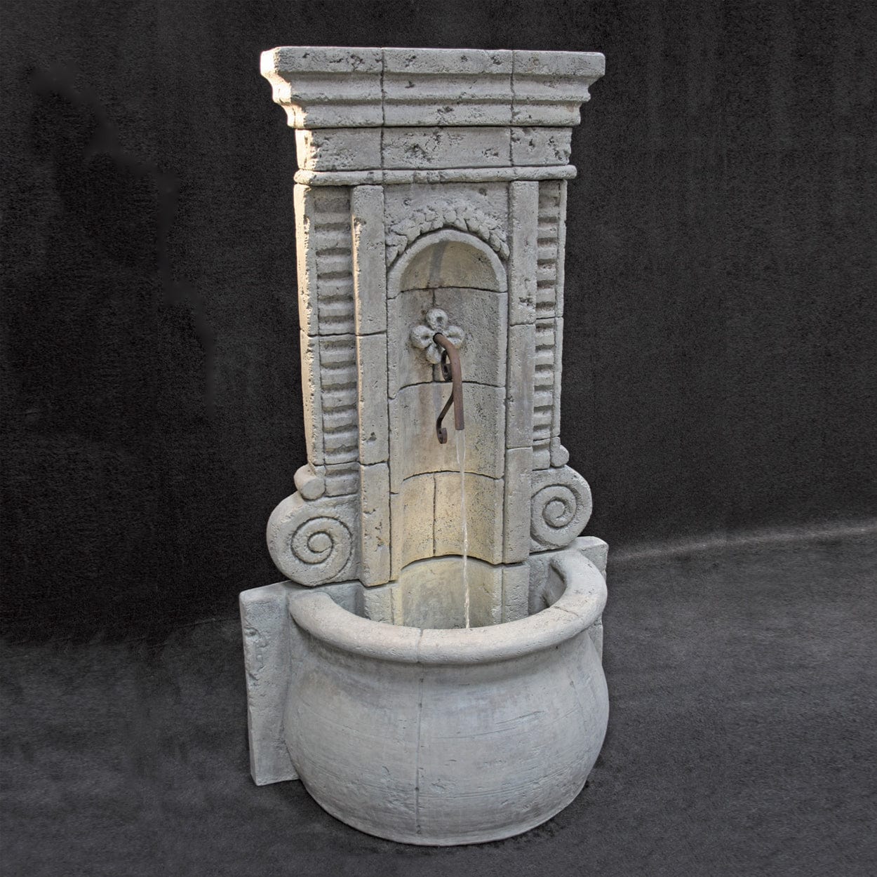 Champagne Wall Outdoor Fountain - Tall