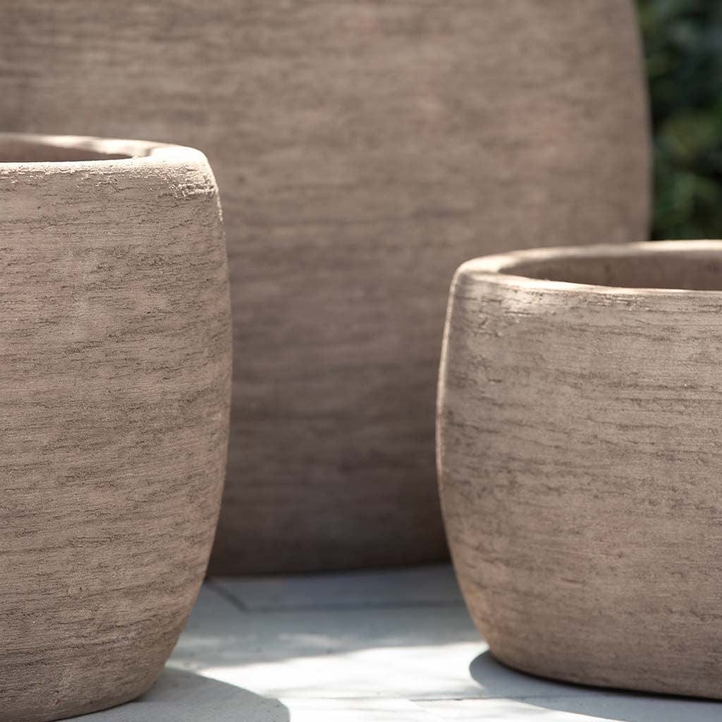 Denali Terra Cotta Planter Set of 3 in Brown Terra Cotta Finish