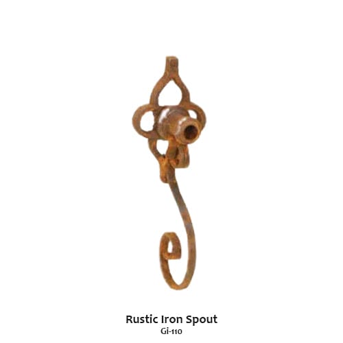 i-110 Rustic Iron Spout