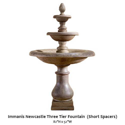 Immanis Newcastle Three Tier Fountain (Short Spacers)