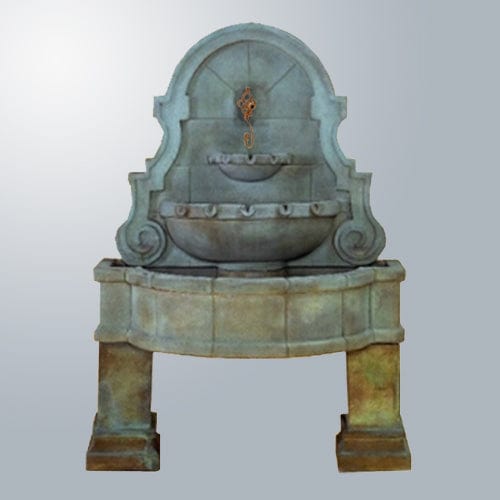 Liguria Wall Fountain With Legs For Spout