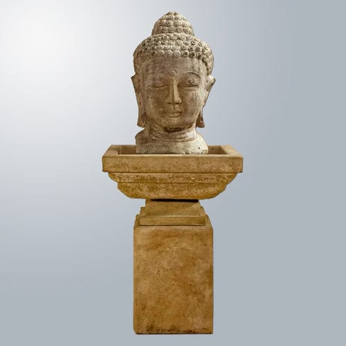 Meditation Buddha Fountain -Tall