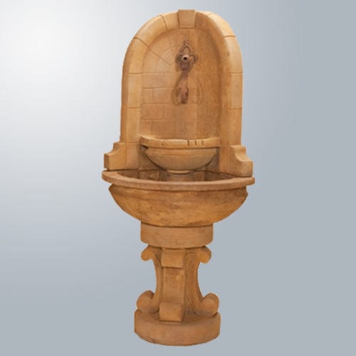 Montefalco Corner Fountain For Rustic Spout