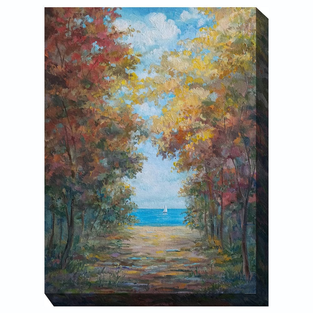 Northern Lake Outdoor Canvas Art