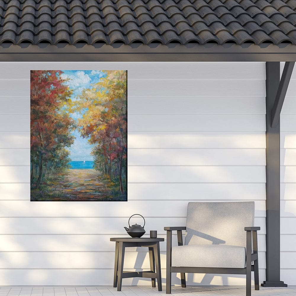 Northern Lake Outdoor Canvas Art