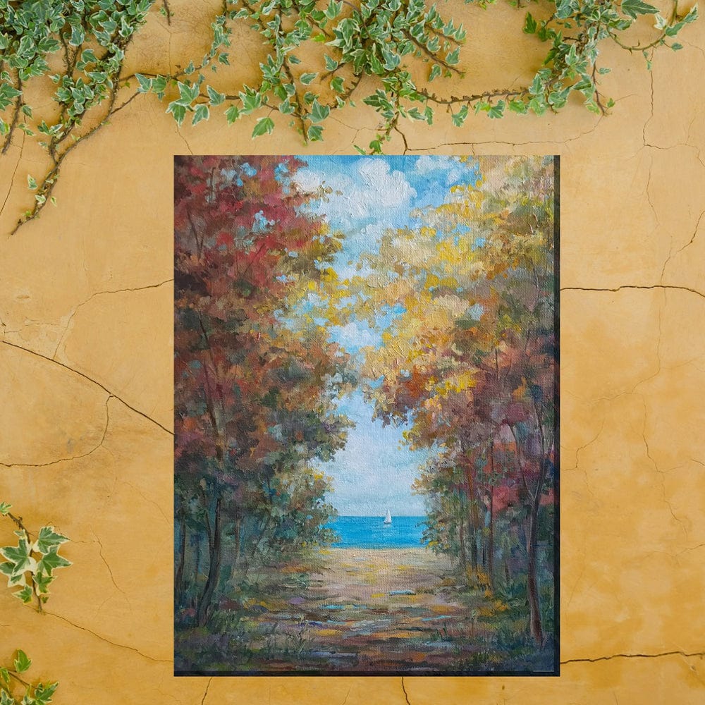 Northern Lake Outdoor Canvas Art