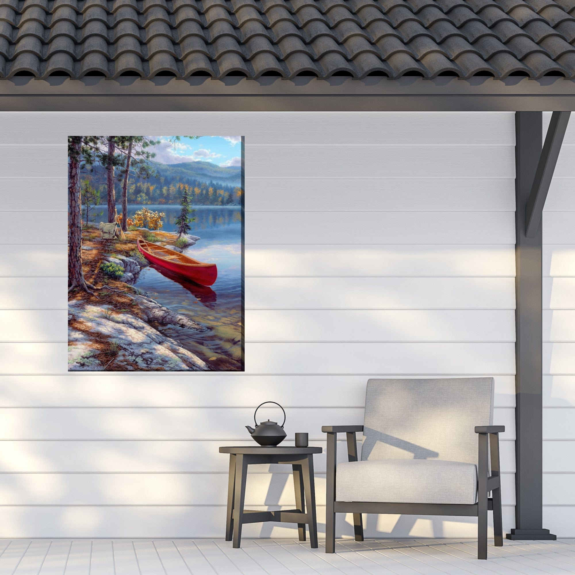 Rest Stop Outdoor Canvas Art