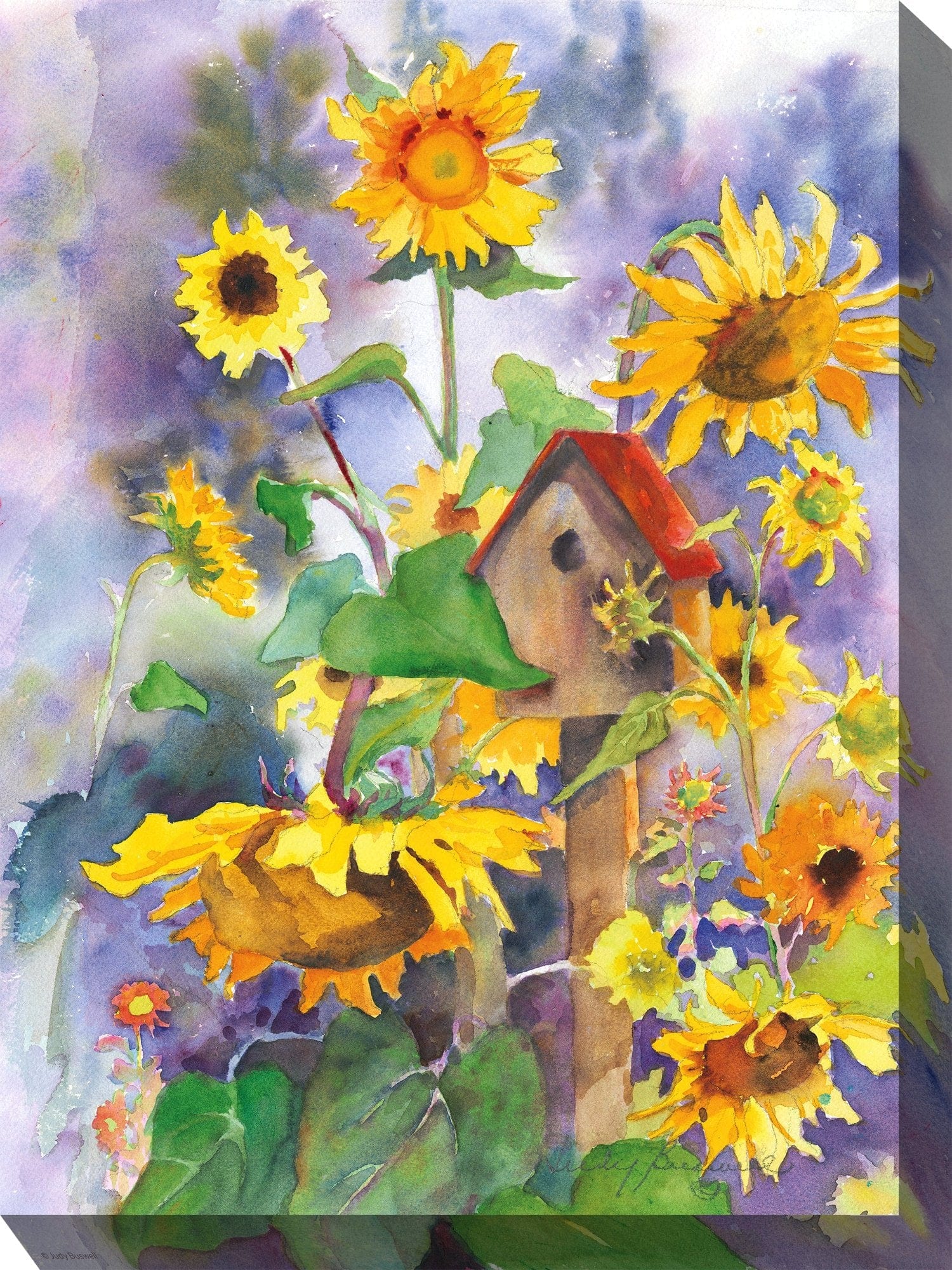 Auntie's Garden Outdoor Canvas Art