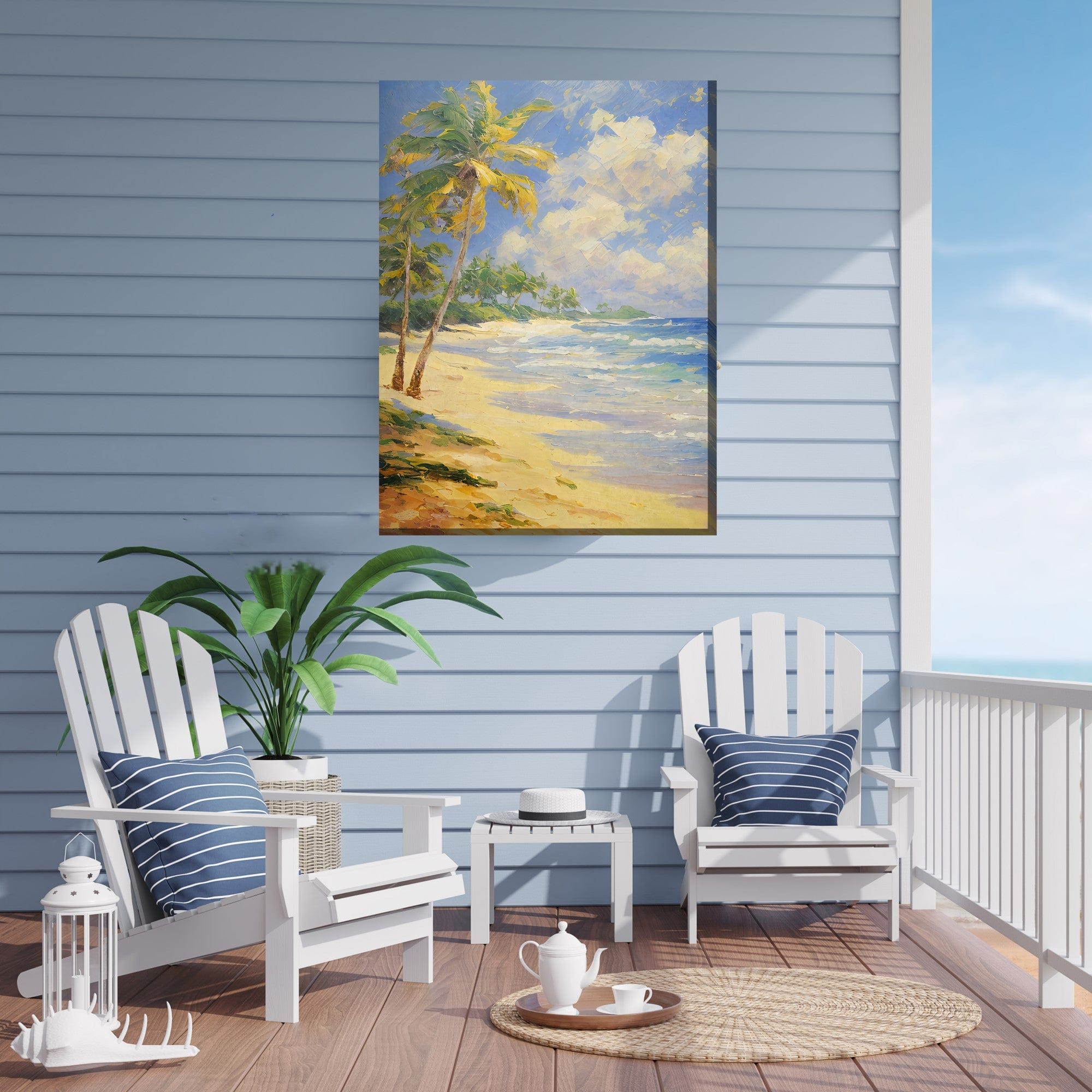 Faraway Island Outdoor Canvas Art