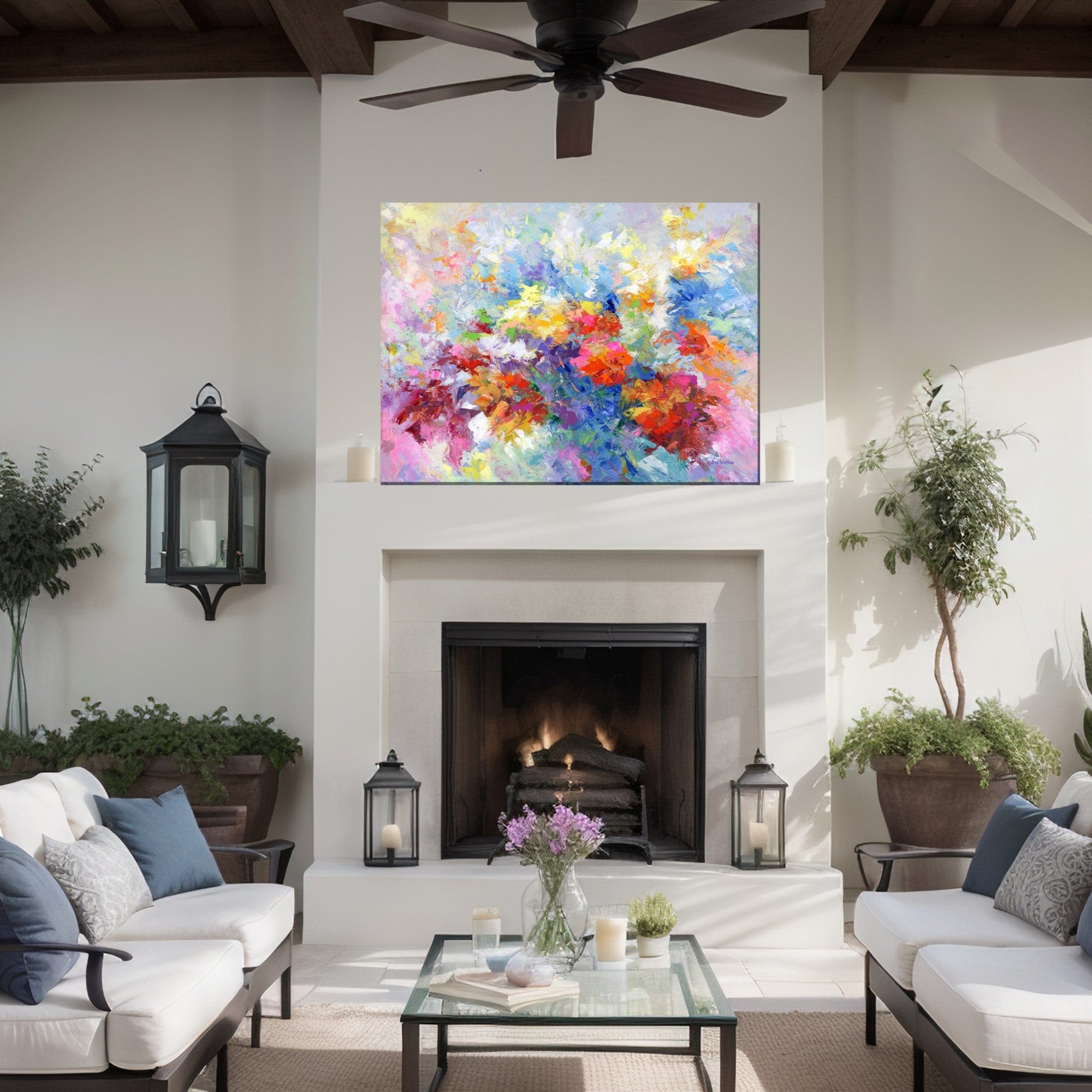 Crescendo Outdoor Canvas Art