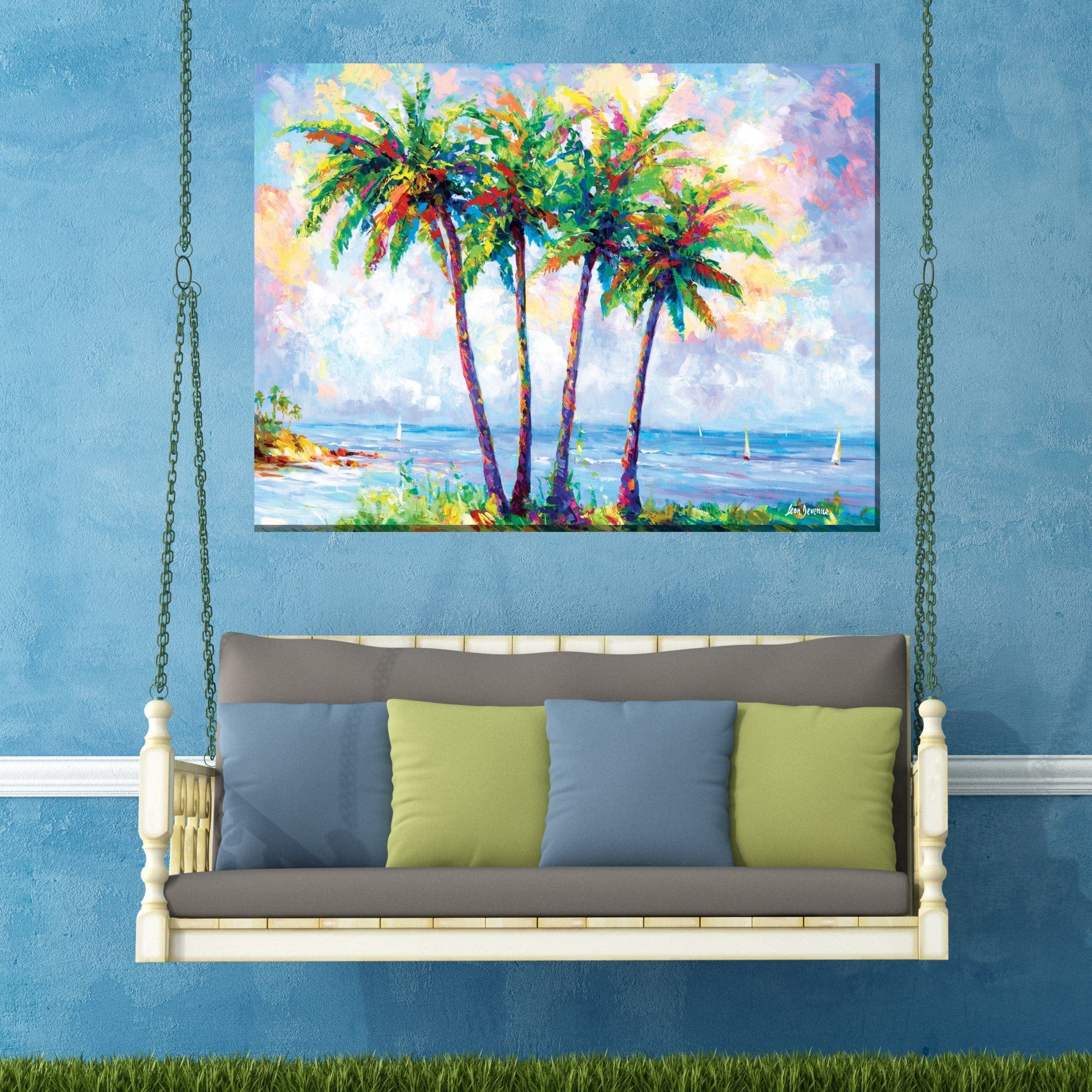 In The Tropics Outdoor Canvas Art