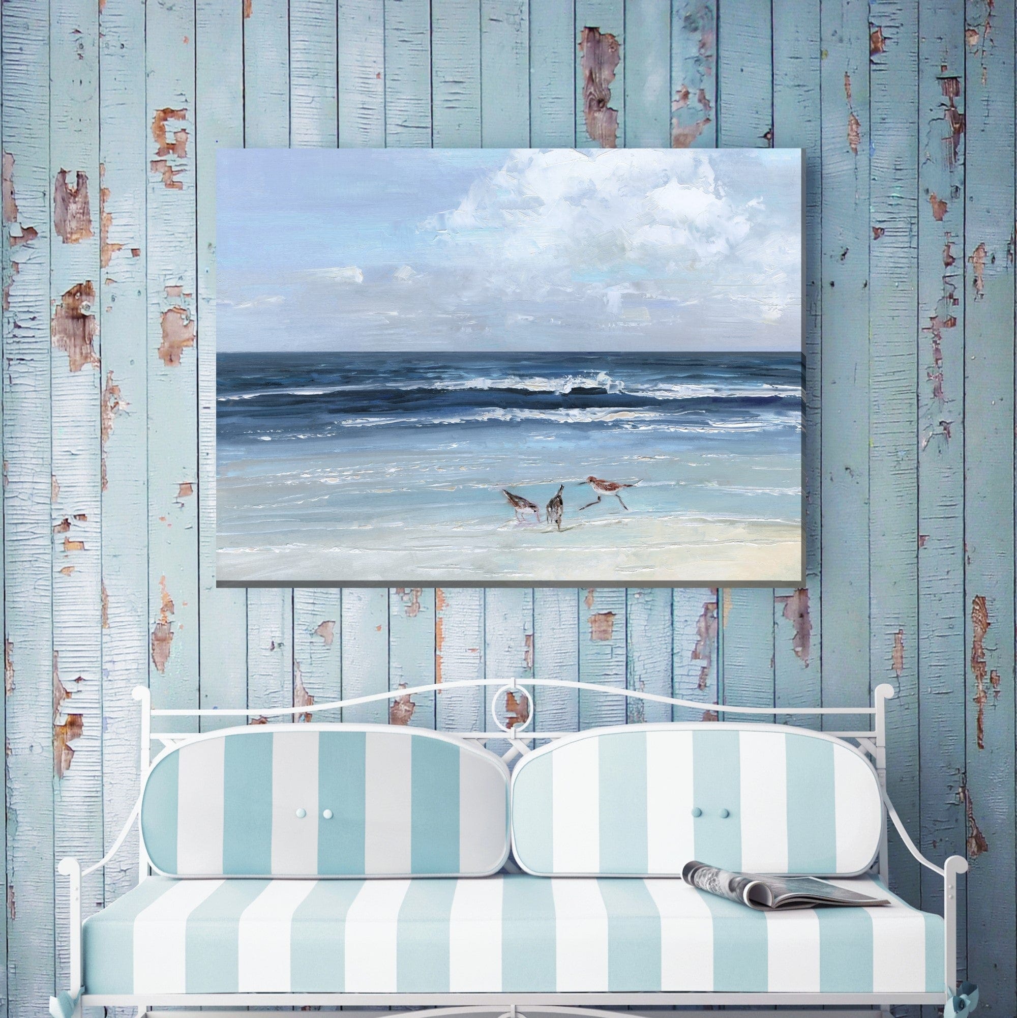 Beachcombers Outdoor Canvas Art