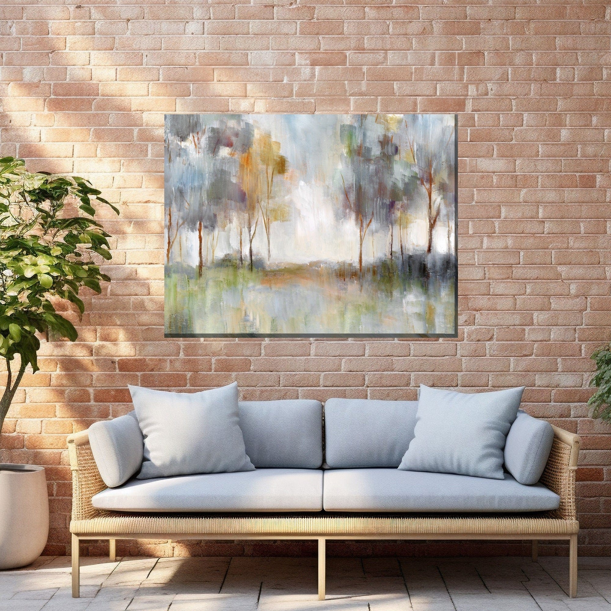 Shadow Play Outdoor Canvas Art