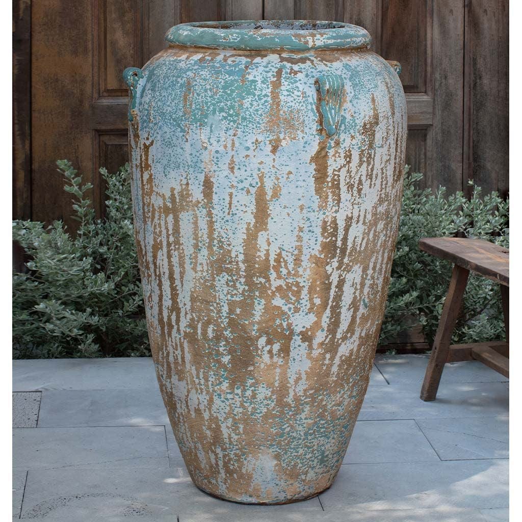 Paestum Glazed Terra Cotta Jar in Vicolo Como Finish