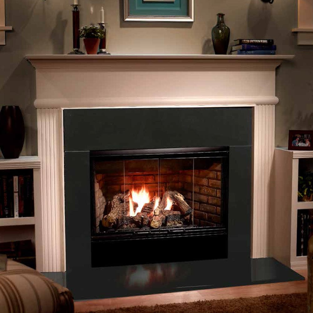 Majestic 42" Reveal Traditional Open Hearth B-Vent Gas Fireplace With