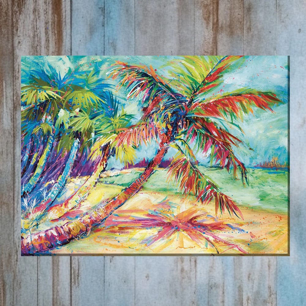 Swanky Palm Outdoor Canvas Art