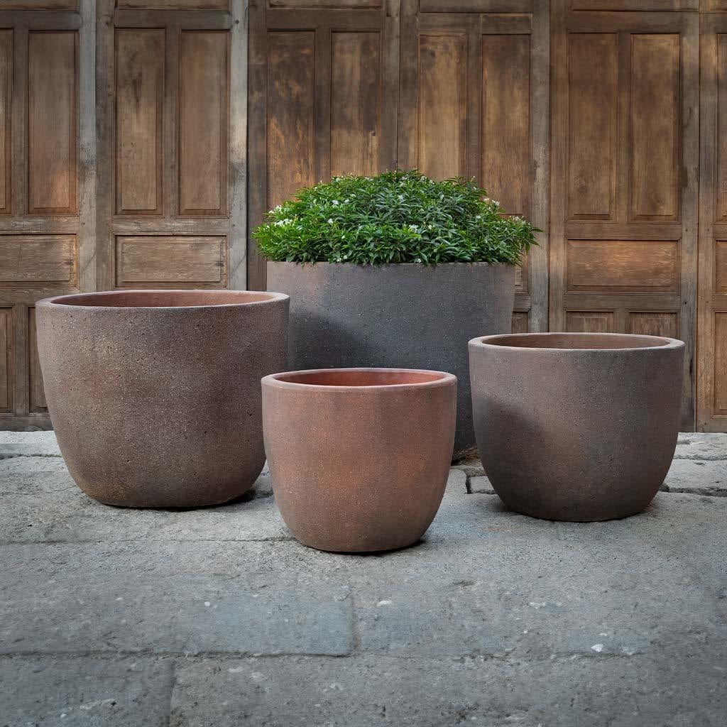 Saba Sandblasted | Terra Cotta Planter