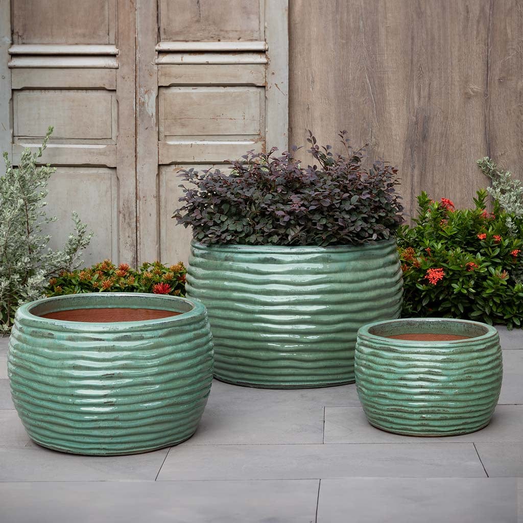 Montauk Planter Nested Set of 3 | Glazed Collection