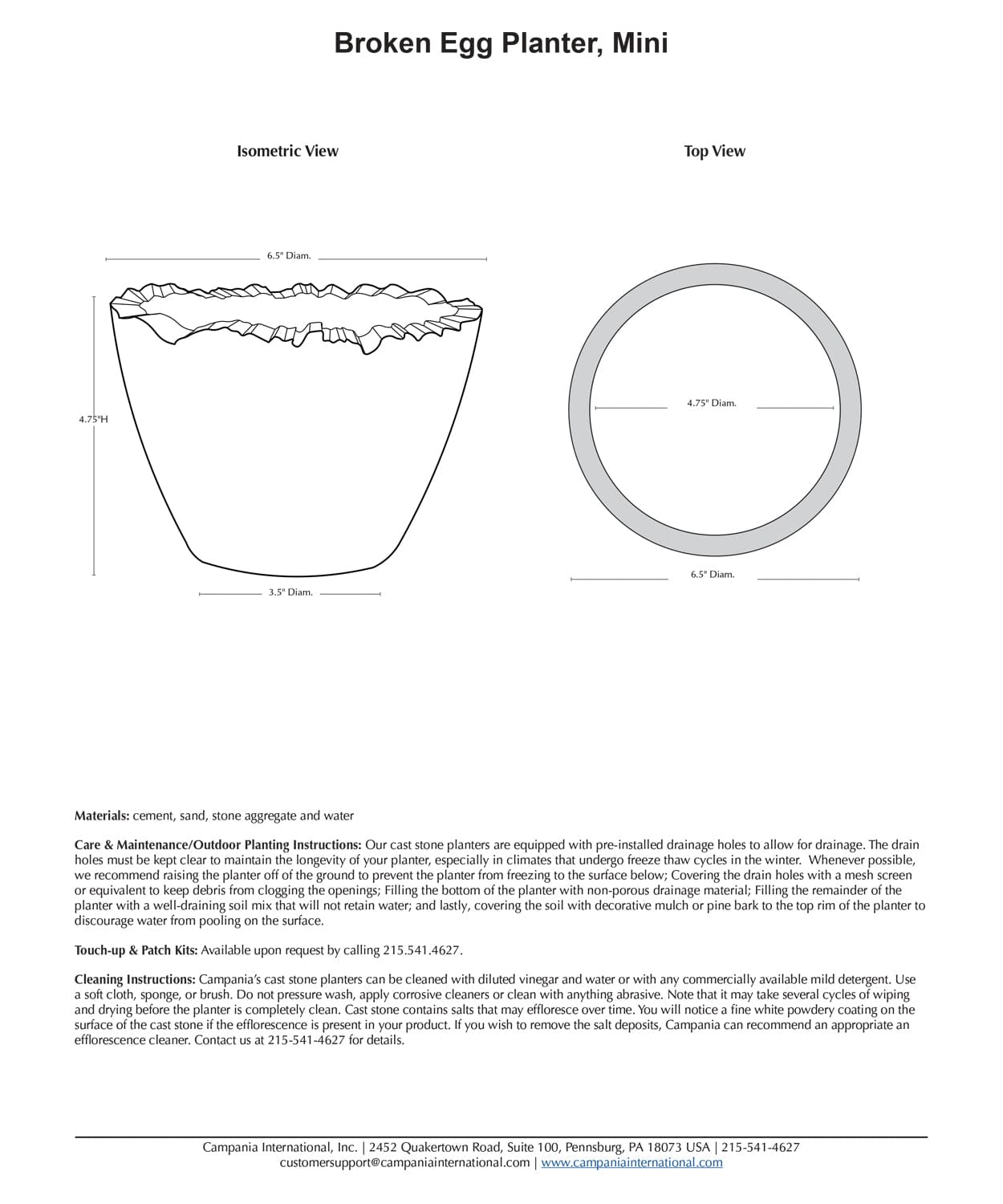 Broken Egg Planter - Mini