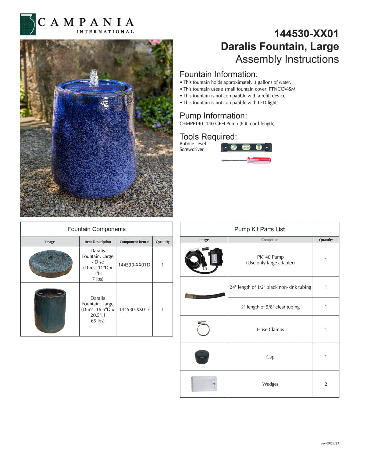 Daralis Large Fountain