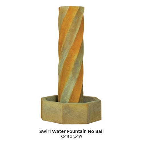 Swirl Water Fountain No Ball