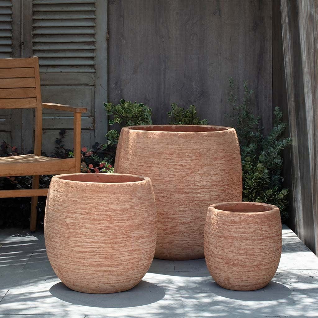 Tahoe Planter Set of 3 | Glazed & Terra Cotta Collection