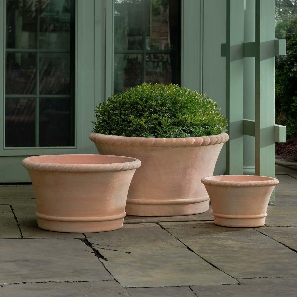 Corda Planter Set of 3 | Glazed & Terra Cotta Collection