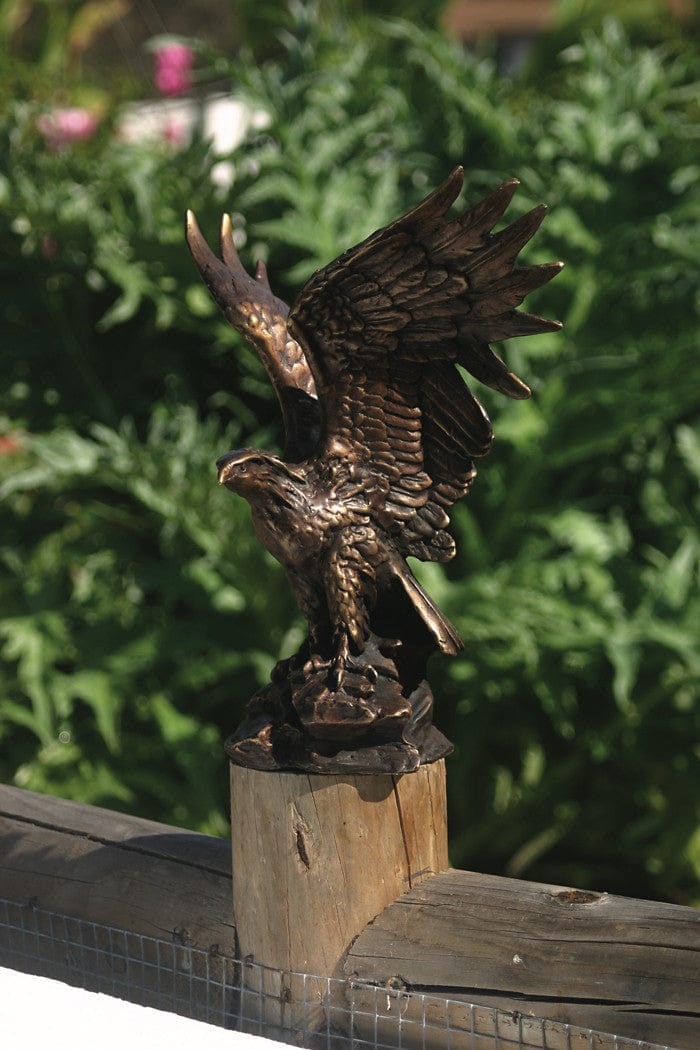 Brass Baron Eagle Outdoor Statue - Brass Baron - Outdoor Art Pros