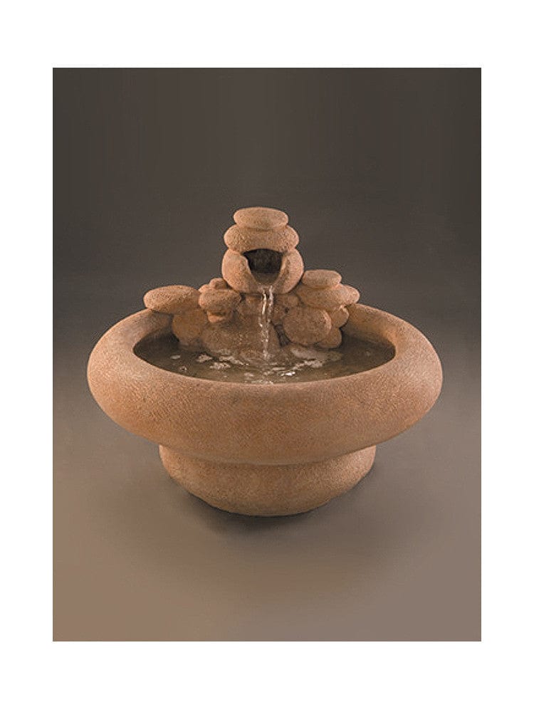 Serenity Cast Stone Garden Fountain - Large - Outdoor Art Pros