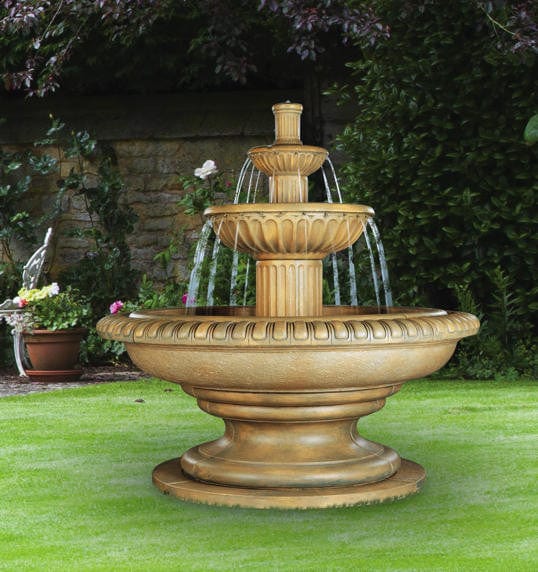 Palazzo Fluted Tiered Outdoor Fountain