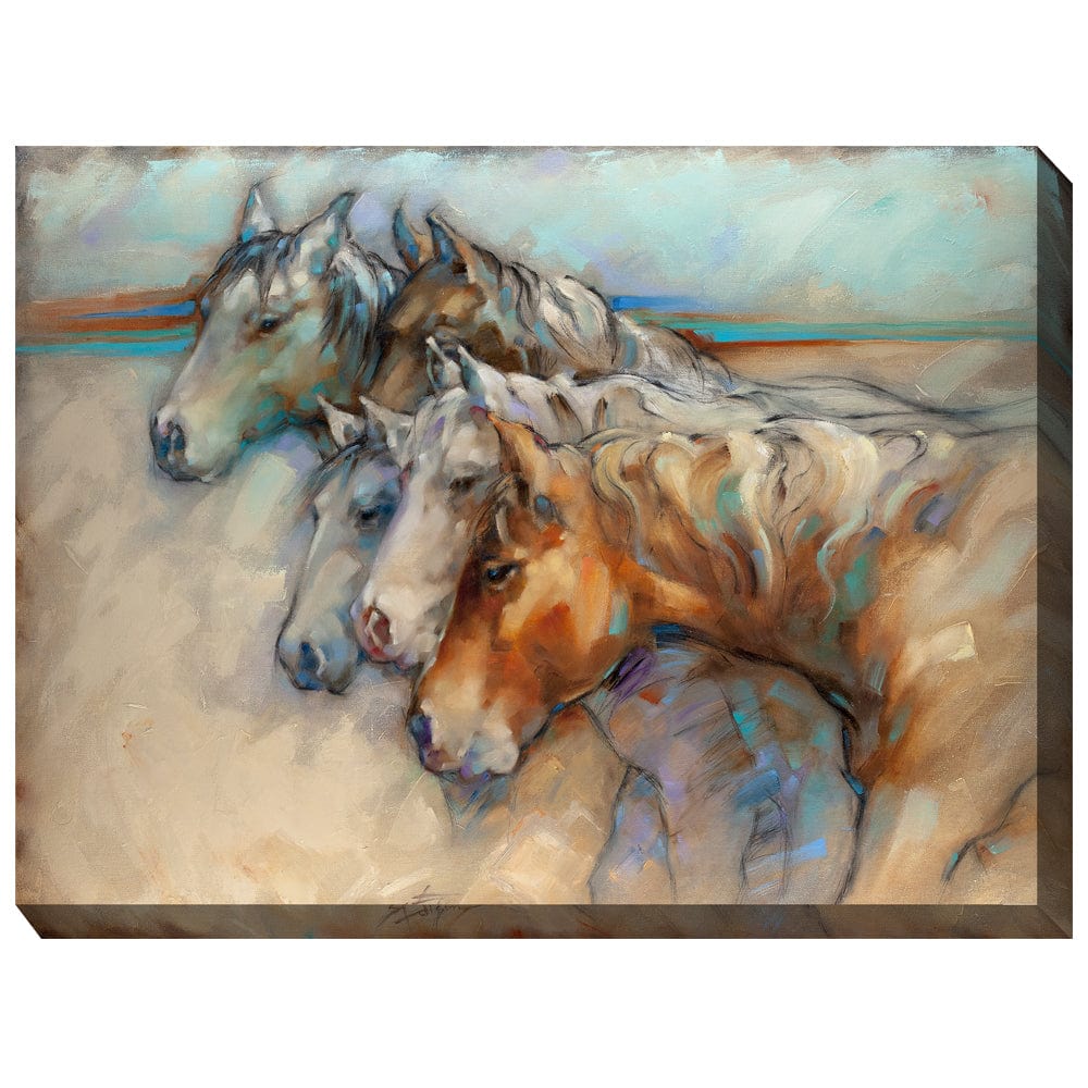 Companions Outdoor Canvas Art - Outdoor Art Pros