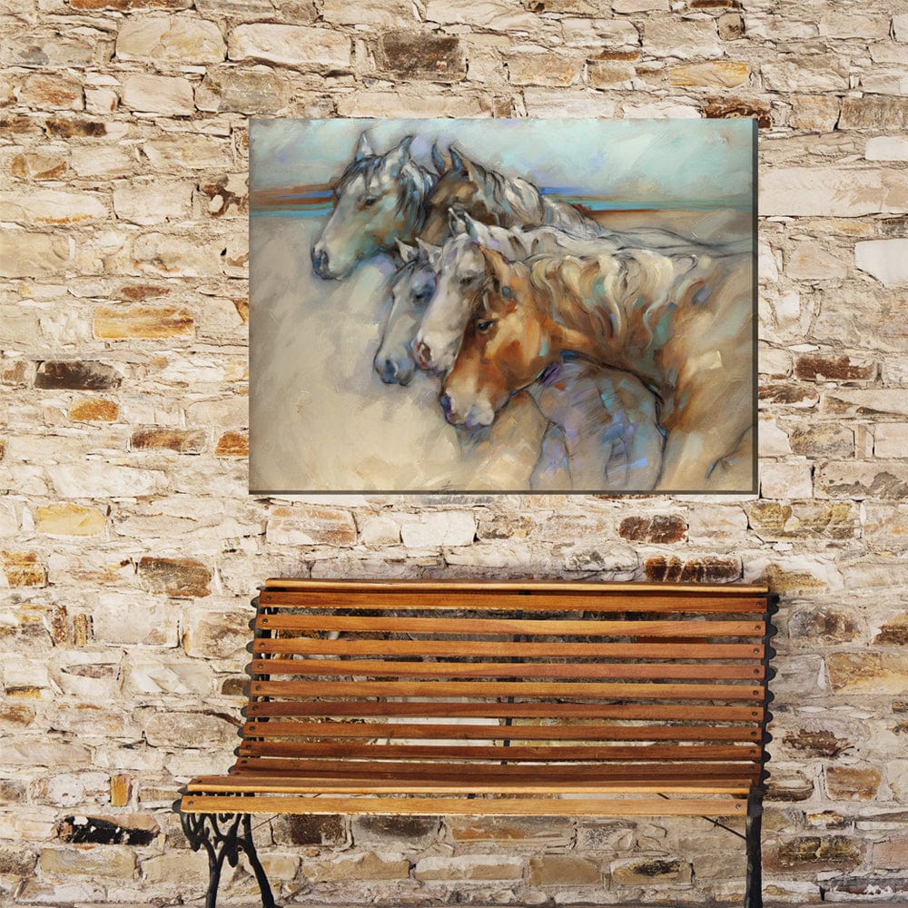 Companions Outdoor Canvas Art - Outdoor Art Pros