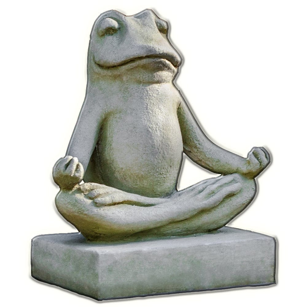 RUSTY METAL LARGE CAST IRON FROG GARDEN ORNAMENT POND STATUE – Ferney Heyes  Garden Products