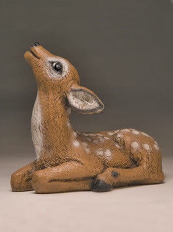 clay sculptures of deer