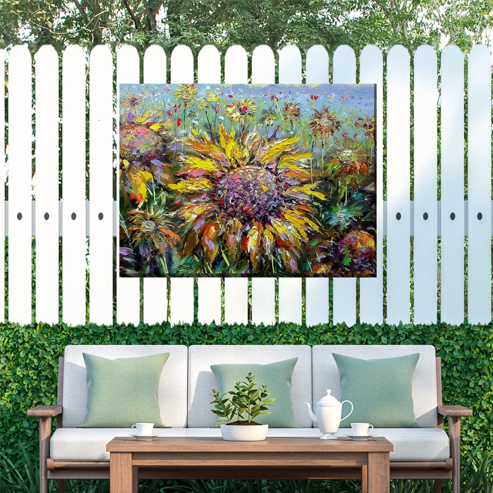 Sun Queen Outdoor Canvas Art - Outdoor Art Pros