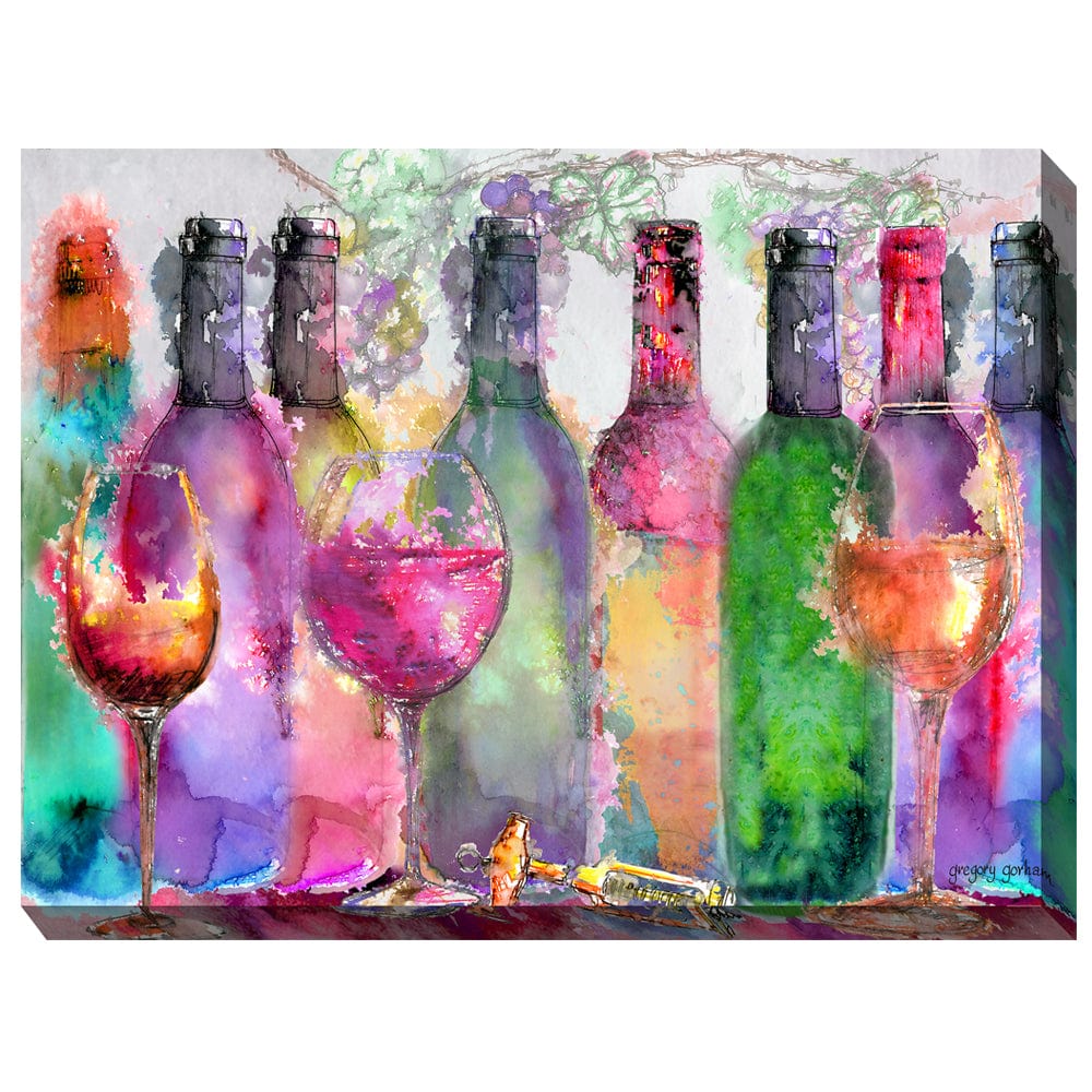 Tasting Room Outdoor Canvas Art - Outdoor Art Pros